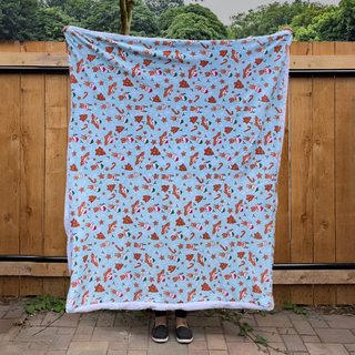 Spooky Christmas Plush Blanket - GingerDead