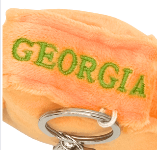 Georgia Stuffed States Keychain | Plushie Depot