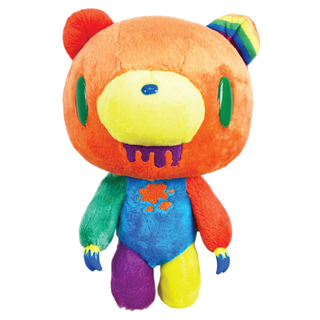 Gloomy Bear Multicolor Pride 8" Plush - Plushie Depot