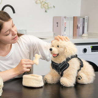 2.2lbs Golden Retriever Plush – Weighted Emotional Support Toy Gift