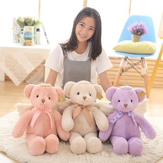 Kawaii Angel Wing Teddy Bears Stuffed Animals - Plushie Depot