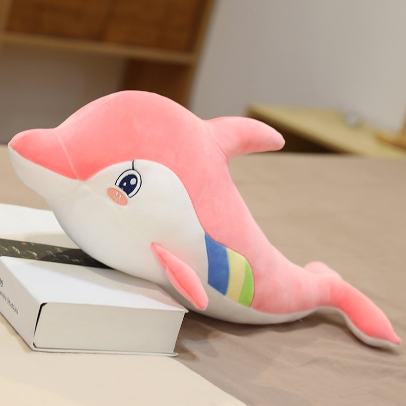 Chroma the Dolphin Pink Stuffed Animals - Plushie Depot