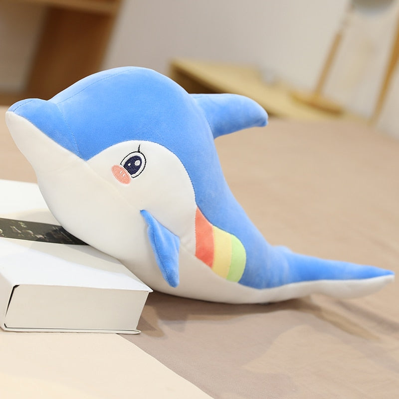 Chroma the Dolphin Blue Stuffed Animals - Plushie Depot