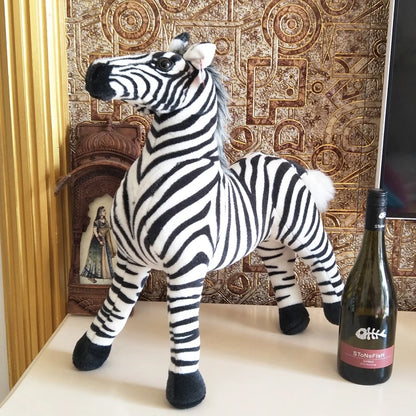 Almost Like A Real Zebra Plushie Zebra Stuffed Animals - Plushie Depot