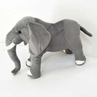 Realistic African Elephant Plush Toy Plushie Depot
