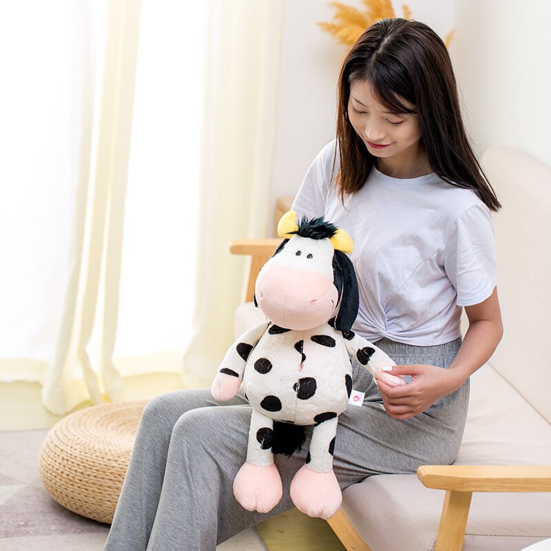 Funky the Cow Plushie Stuffed Animals - Plushie Depot