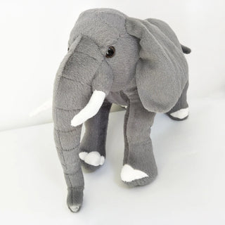Realistic African Elephant Plush Toy Plushie Depot