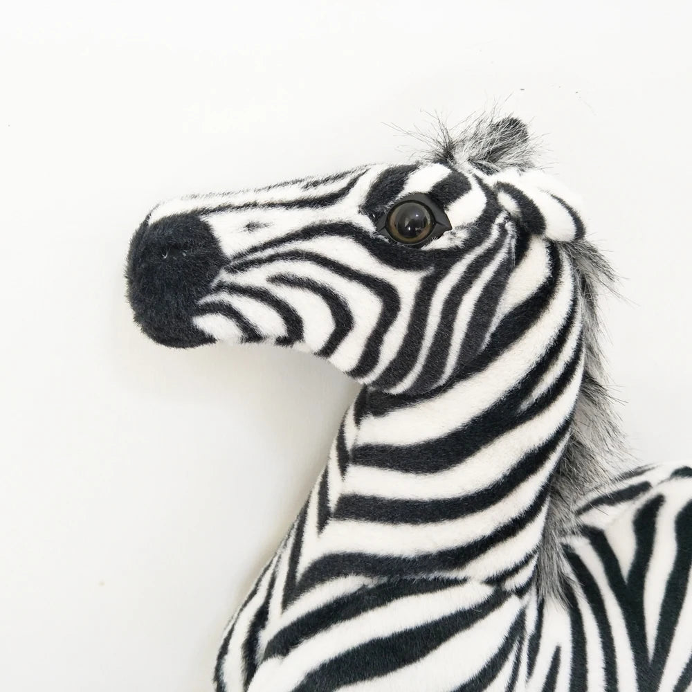 Almost Like A Real Zebra Plushie Stuffed Animals - Plushie Depot