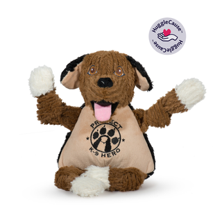 HuggleCause™, Project K-9 Hero, Flash Knottie® Plush Dog Toy, Large