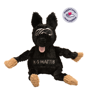 HuggleCause™, Project K-9 Hero, K-9 Mattis Knottie® Plush Dog Toy, Large