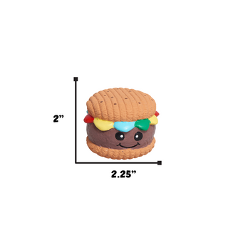 Big Buns Foodies Hamburger Ruff-Tex® Latex Ball Dog Toy