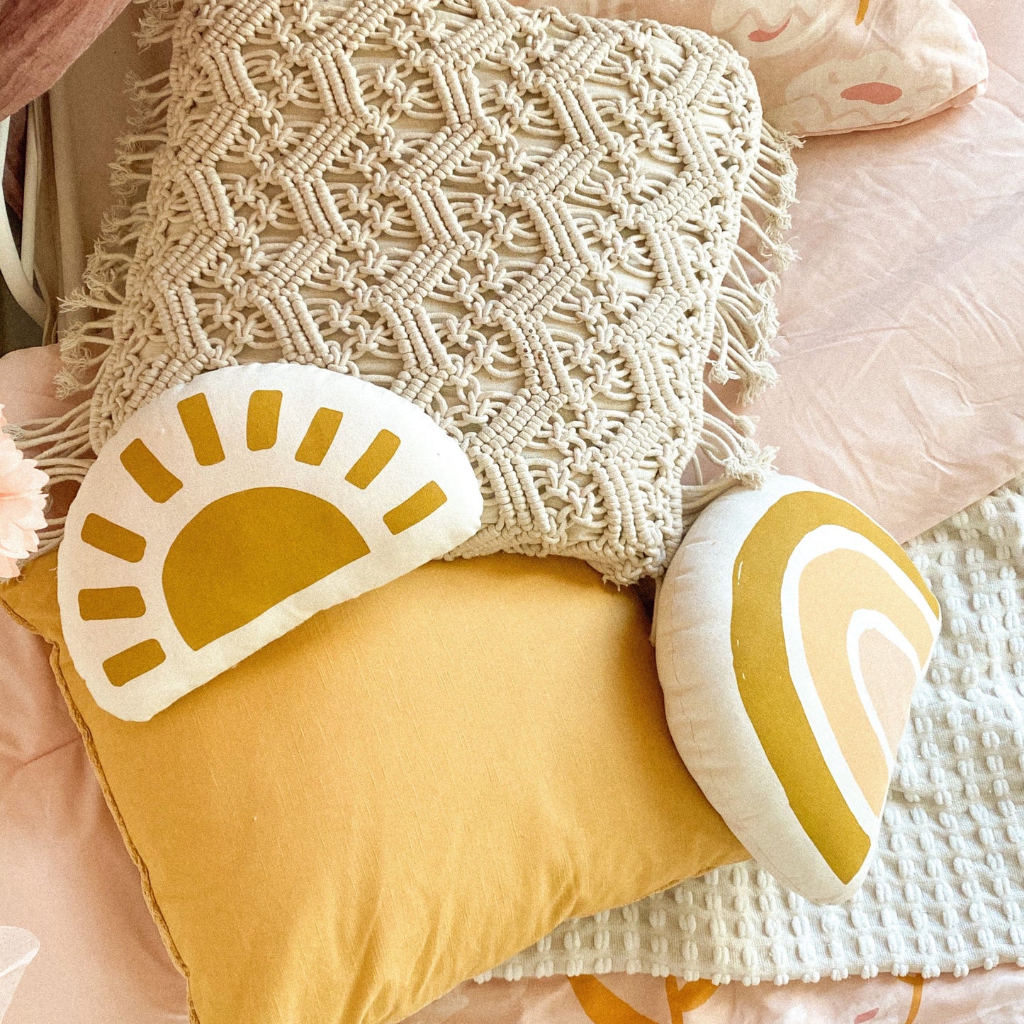 sunshine pillow Throw Pillow - Plushie Depot