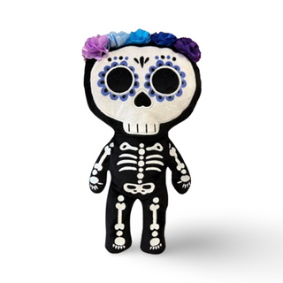 Day of the Dead 12" Plush (3 options) Blue Purple