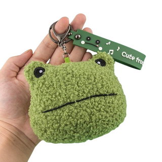 Mini Kawaii Frog Keychain Plushie - Plushie Depot