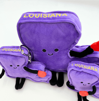 Louisiana Stuffed States Magnet | Plushie Depot