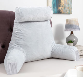 Medium Husband Pillow Oversized Back Pillow with Arms