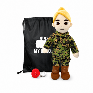 Marine Daddy Doll | Military Doll & Marine Doll | Recordable Female Fair Blonde