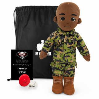 Marine Daddy Doll | Military Doll & Marine Doll | Recordable Male Dark Bald