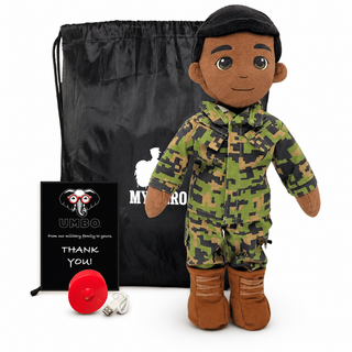 Marine Daddy Doll | Military Doll & Marine Doll | Recordable Male Dark Black