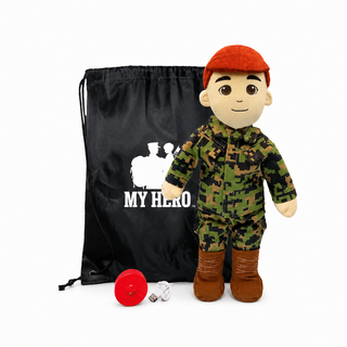 Marine Daddy Doll | Military Doll & Marine Doll | Recordable Male Fair Red