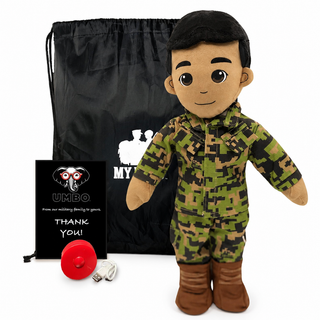 Marine Daddy Doll | Military Doll & Marine Doll | Recordable Male Tan Black