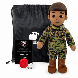 Marine Daddy Doll | Military Doll & Marine Doll | Recordable Male Tan Brown