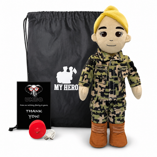 Navy Daddy Doll | Military Doll & Sailor Doll | Recordable Female Fair Blonde