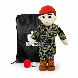Navy Daddy Doll | Military Doll & Sailor Doll | Recordable Male Fair Red