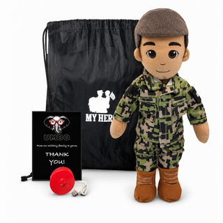 Navy Daddy Doll | Military Doll & Sailor Doll | Recordable Male Tan Brown