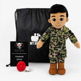Navy Daddy Doll | Military Doll & Sailor Doll | Recordable Male Tan Black