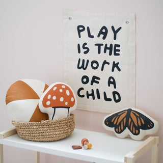 play is the work of a child banner - Plushie Depot