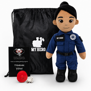 Paramedic Doll & EMT Doll | Recordable First Responder Gift Female Tan Black