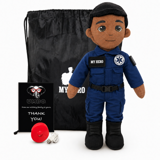 Paramedic Doll & EMT Doll | Recordable First Responder Gift Male Dark