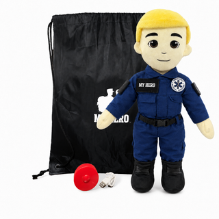 Paramedic Doll & EMT Doll | Recordable First Responder Gift Male Fair Blonde