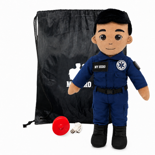 Paramedic Doll & EMT Doll | Recordable First Responder Gift Male Tan Black