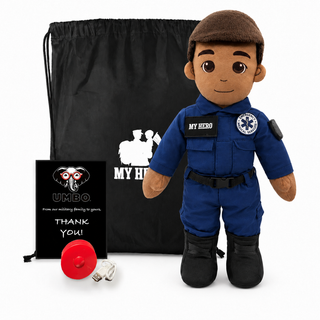 Paramedic Doll & EMT Doll | Recordable First Responder Gift Male Tan Brown