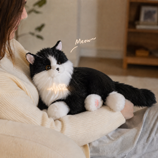 Percy Essential - Interactive Emotional Support Pet Weighted Tuxedo Cat