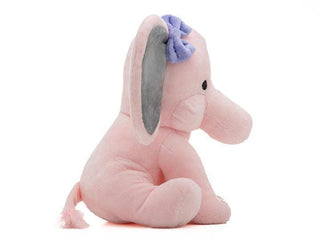 Pink Elephant Stuffed Animal – Stuff Animal Plush Toy 9"