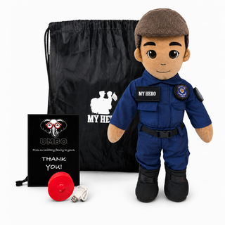 Police Doll | Police Officer Doll & Recordable Plush Male Tan Skin Brown