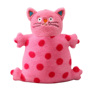 Polka Dot Kitty Cat Plush Toy Plushie Depot