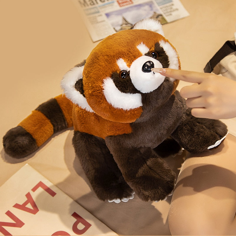 Realistic Red Panda Plushie Stuffed Animals - Plushie Depot