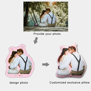 Custom Personalized Pillow (Send us a Photo of your Favorite Human) - Plushie Depot