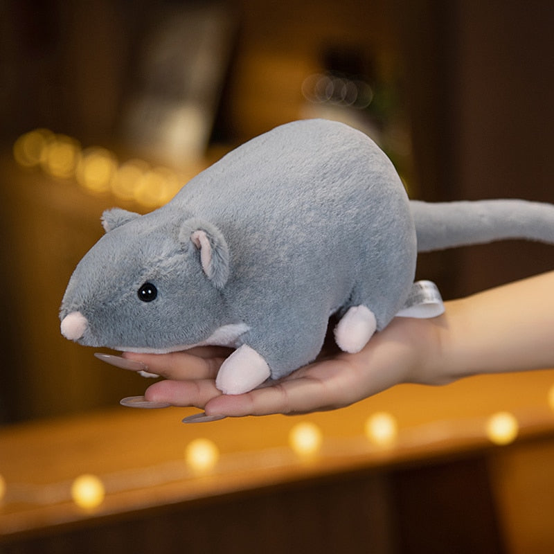 Chonky Rat Plushies Gray Stuffed Animals - Plushie Depot