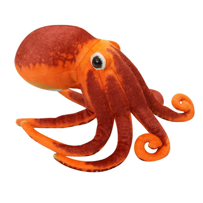 Deepsea Octopus Plush Toy Orange Stuffed Animals - Plushie Depot