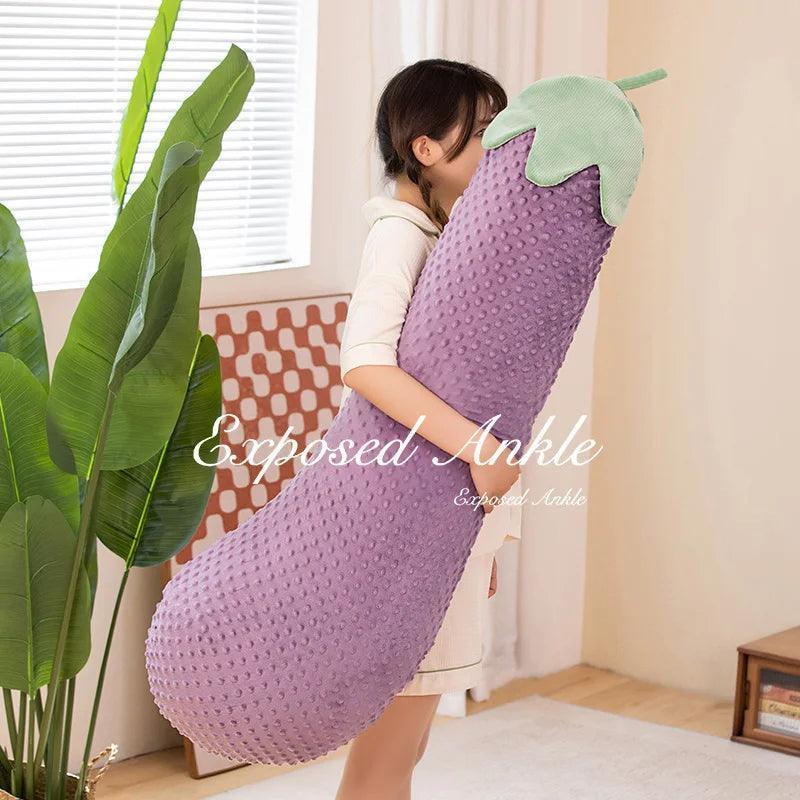 Giant top eggplant plush