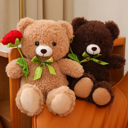Flower Lover's Teddy Bear Stuffed Animals - Plushie Depot