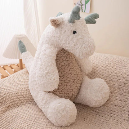 Dragon Cuddle Super Soft Plush White Stuffed Animals - Plushie Depot