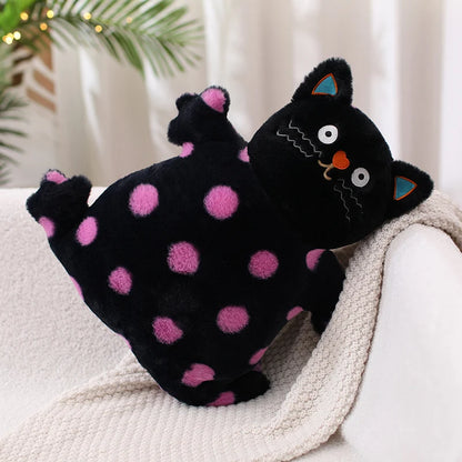 Polka Dot Kitty Cat Plush Toy Stuffed Animals - Plushie Depot
