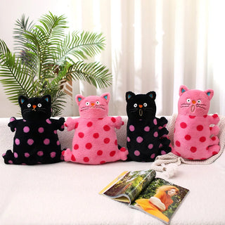 Polka Dot Kitty Cat Plush Toy - Plushie Depot