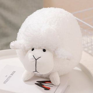 Grumpy the Fluffy Sheep White Plushie Depot